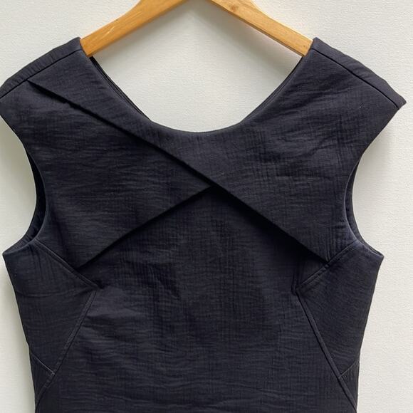 Helmut Lang Sleeveless Sheath Dress Black size 8 - Picture 3 of 11